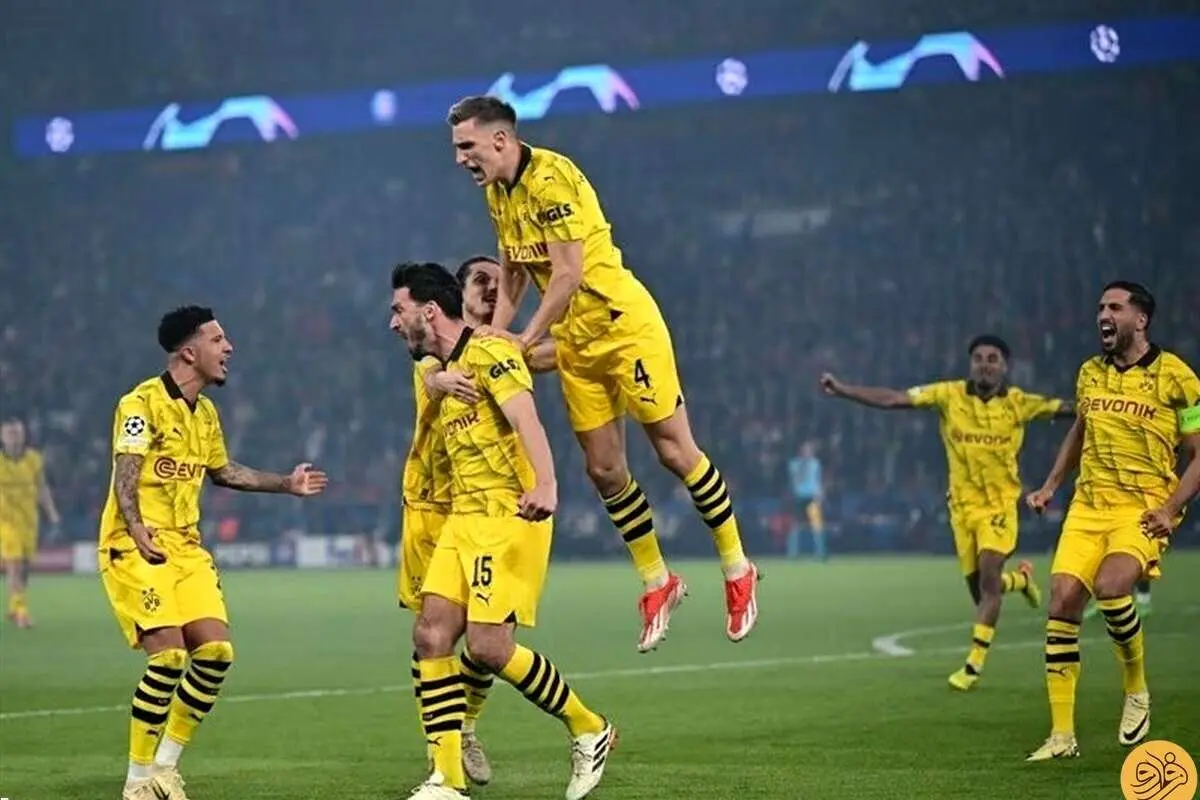 صعود دورتموند به فینال لیگ قهرمانان اروپا با شکست پاریسنژرمن