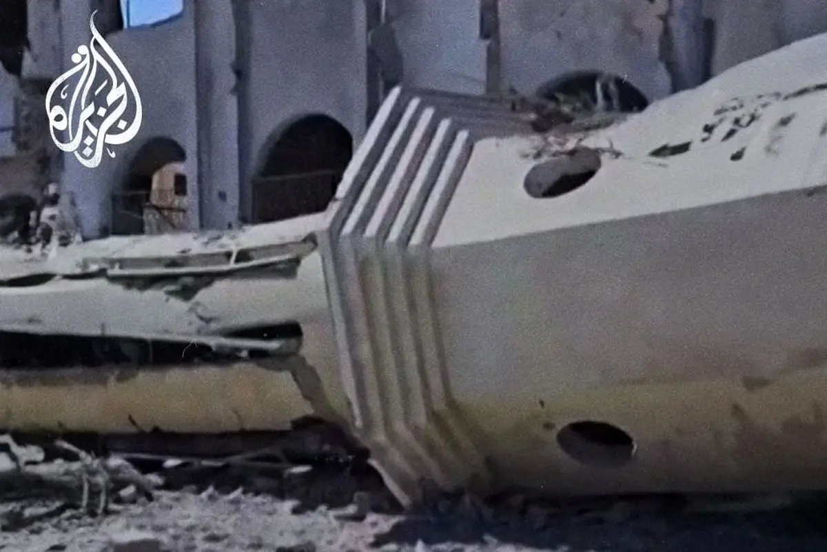 (ویدئو) اسرائیل مسجدی در رفح را ویران کرد