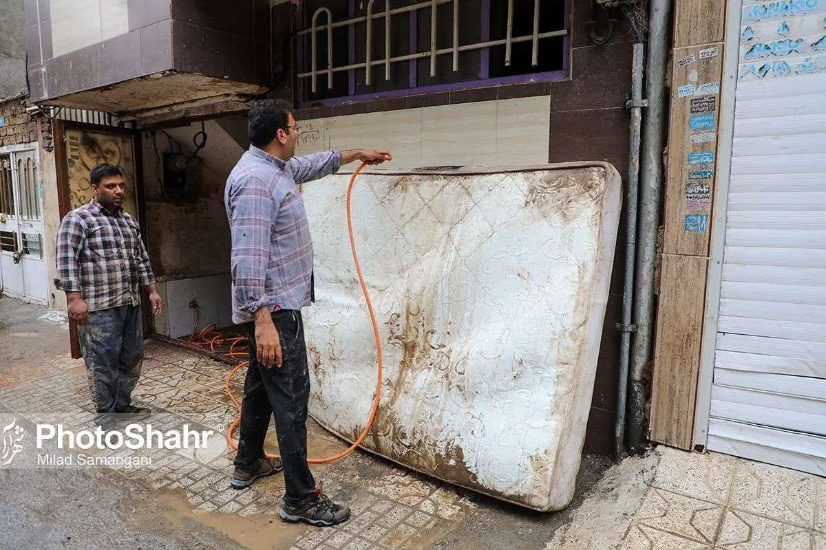 (تصاویر) خیابان سپاه، سه روز پس از سیل