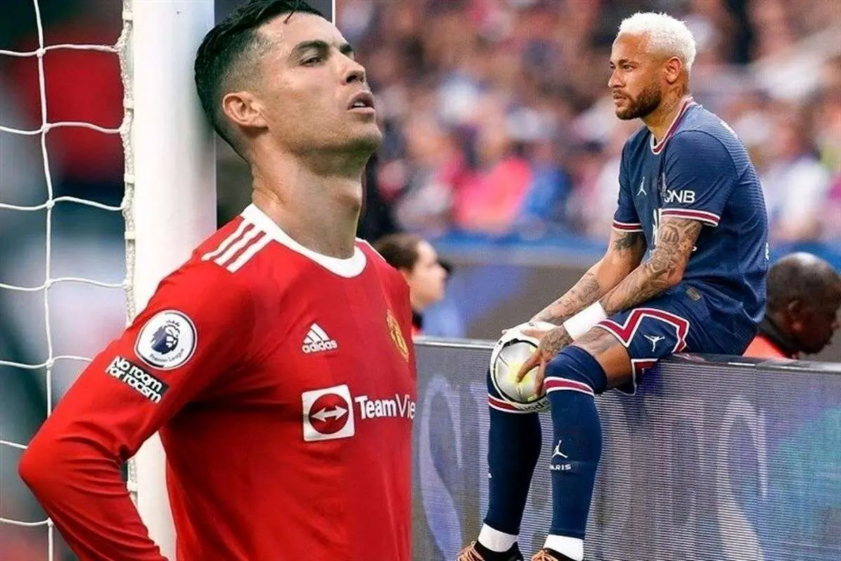 عکس رونالدو و نیمار در کنار هم