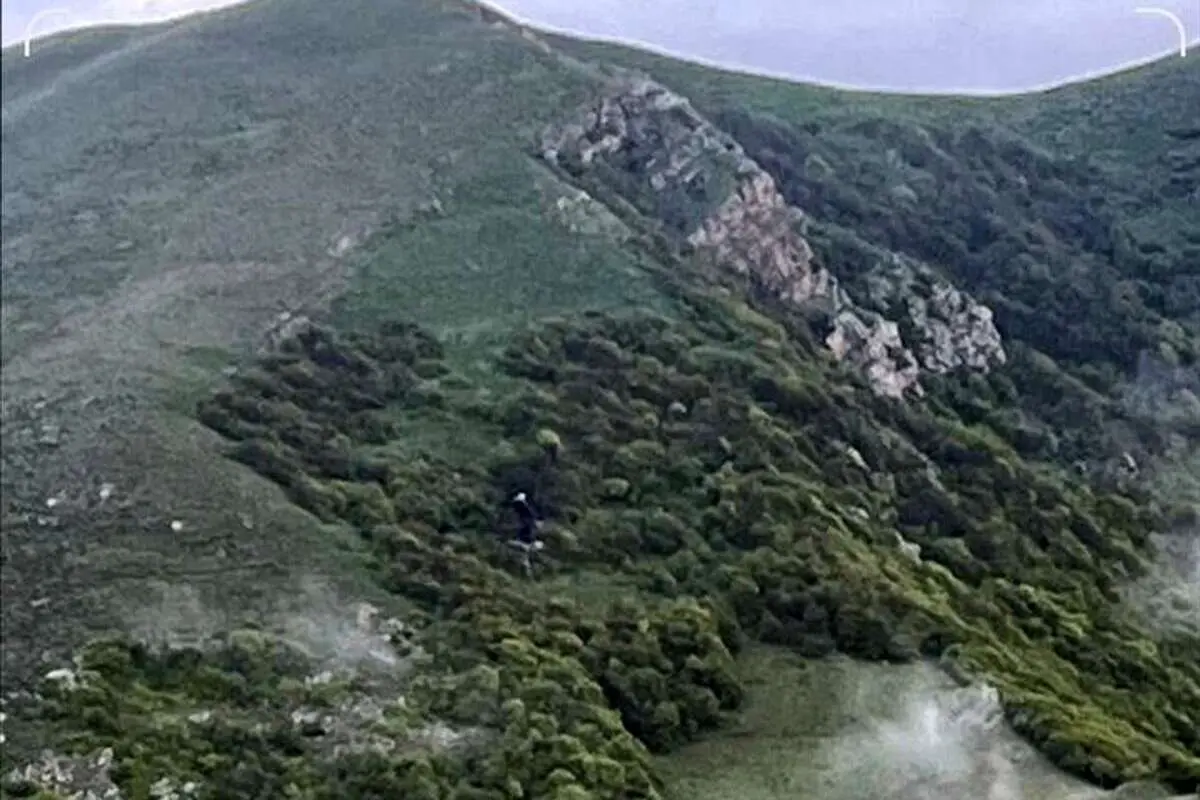 «کابین بالگرد رئیس‌جمهور کامل سوخته است»