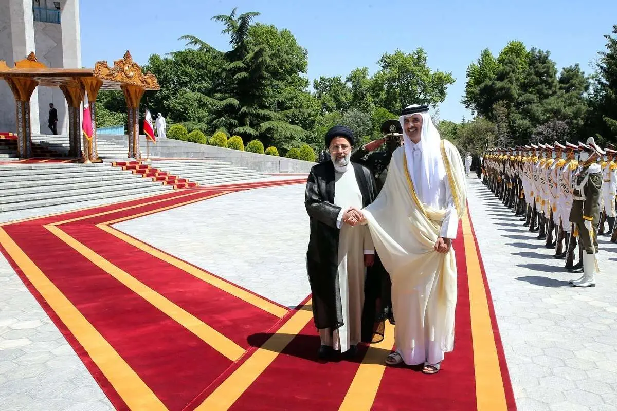 امیر قطر شهادت رئیس جمهور ایران را تسلیت گفت