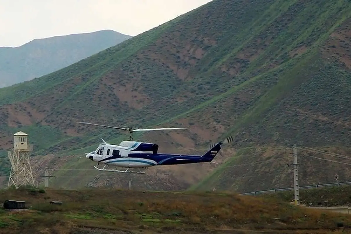 (ویدئو) فیلمی از هلی‌کوپتر ابراهیم رئیسی از نمای نزدیک