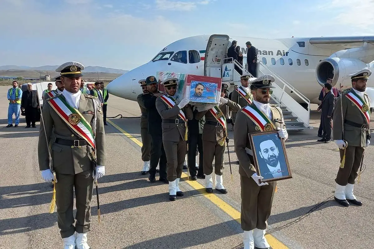 (ویدئو) مراسم استقبال از پیکر استاندار شهید