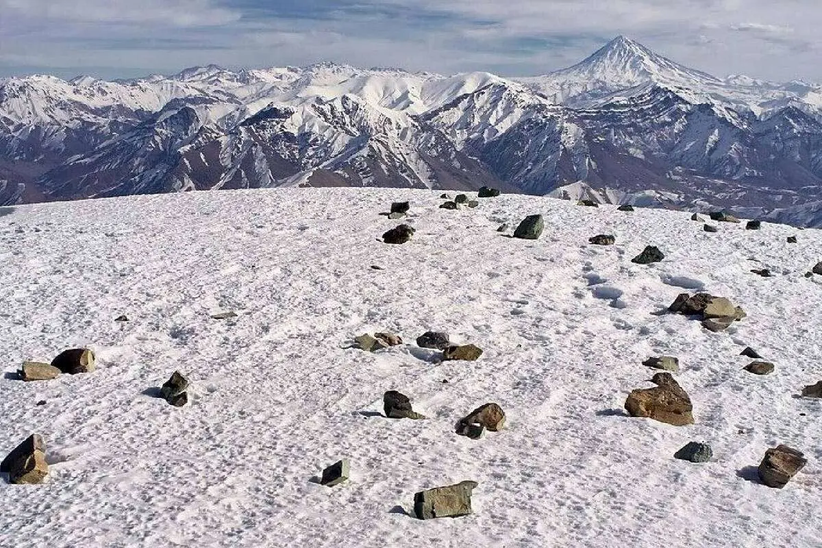(ویدیو) بارش شوکه کننده برف بهاری در توچال
