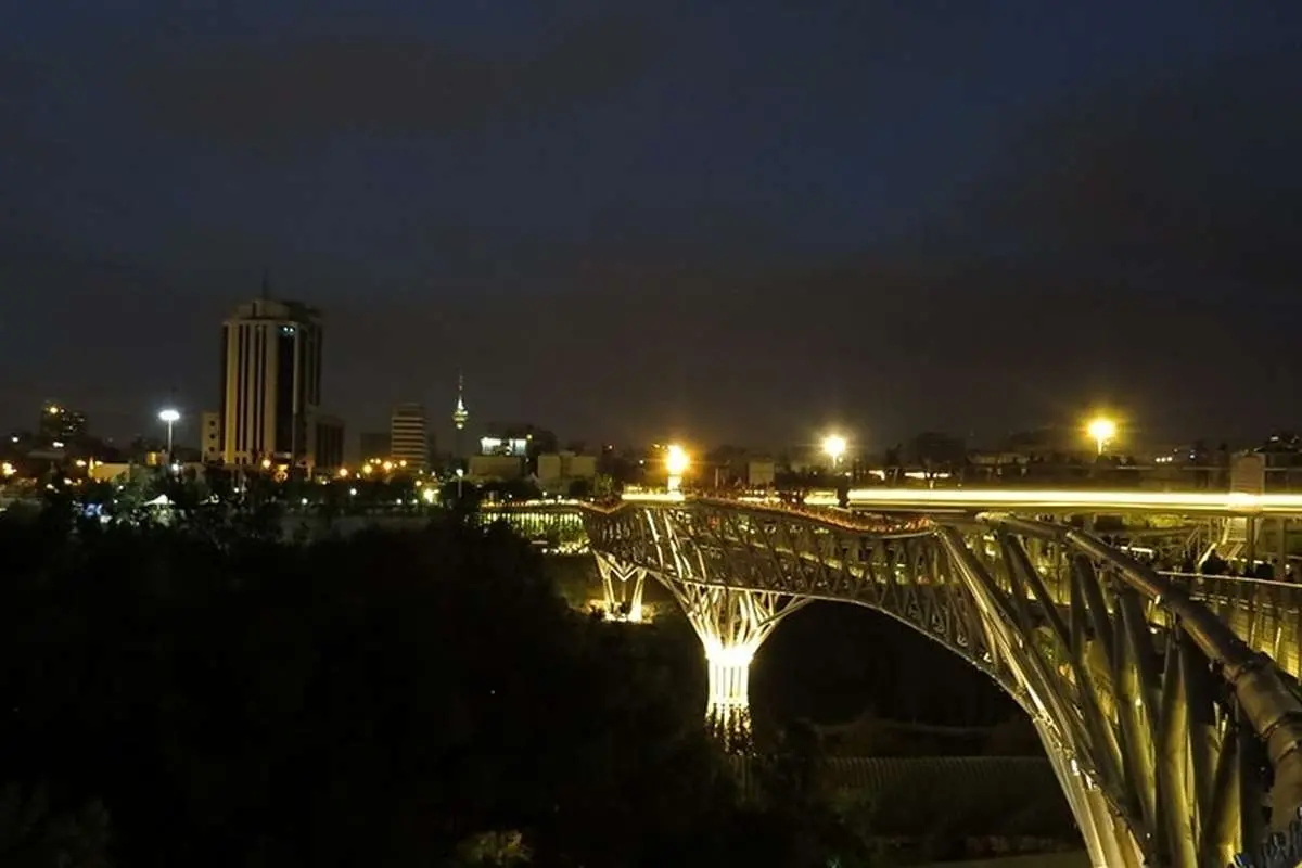 وضعیت پل طبیعت در شب اول شهادت رئیسی