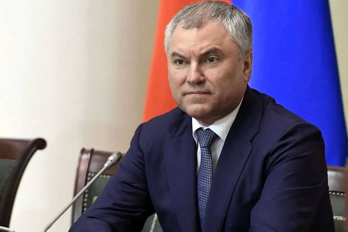 (ویدیو) ورود رئیس دومای روسیه به تهران