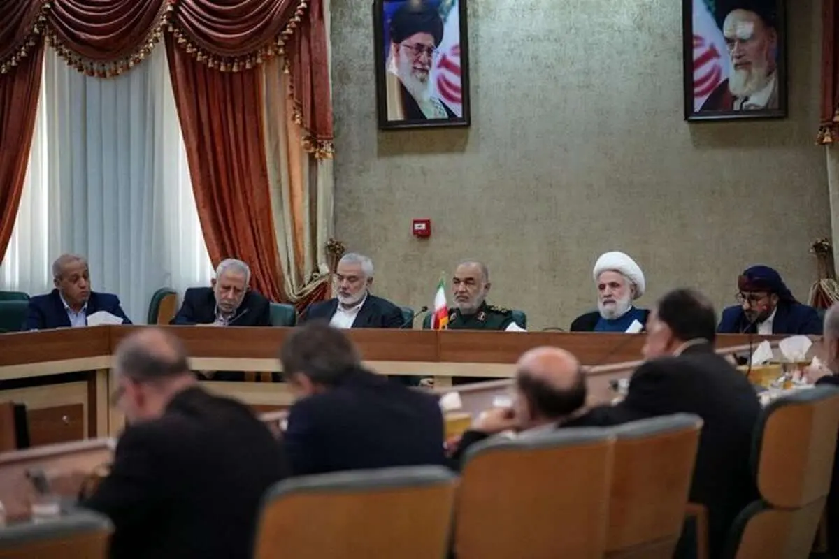 نشست سران گروههای مقاومت با حضور سرداران سلامی و قاآنی