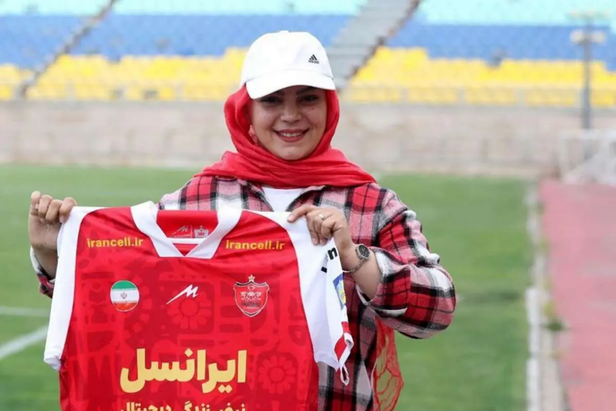 (عکس) ملاقات عادل فردوسیپور با زن پرسپولیسی