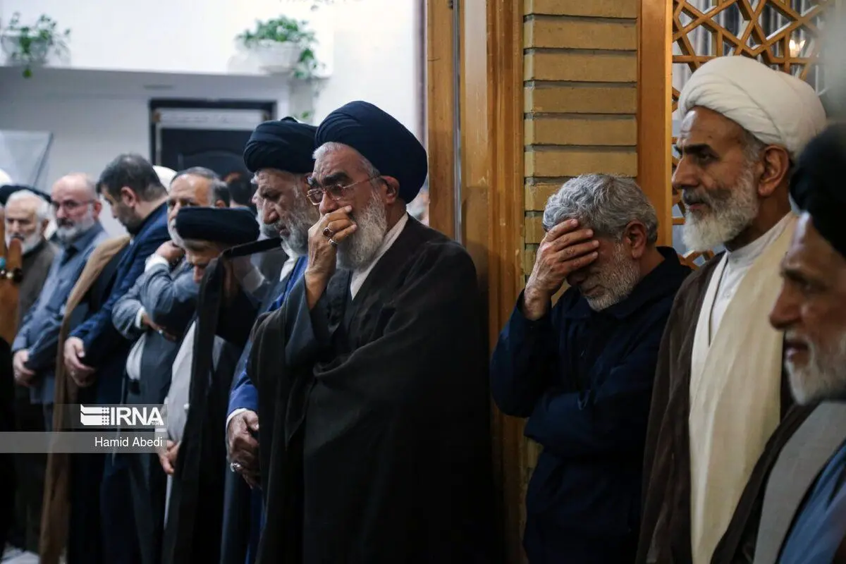 (تصاویر) مراسم ترحیم مادر سید حسن نصرالله