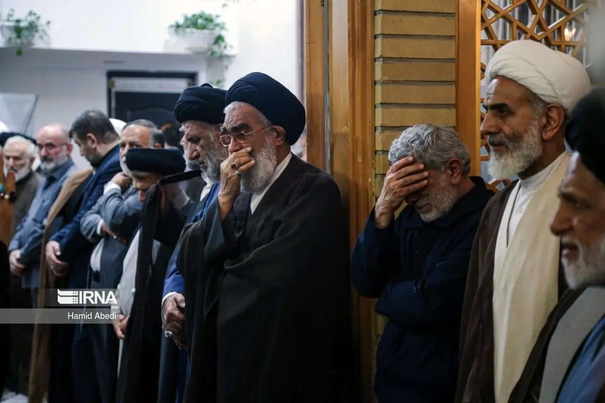 (تصاویر) مراسم ترحیم مادر سید حسن نصرالله