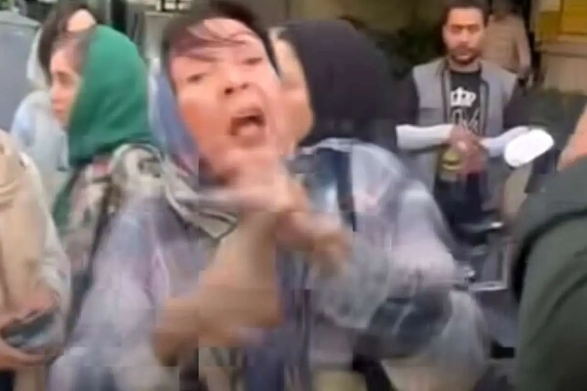 (ویدئو) ماجرای درگیری «هایده حائری» و پلیس چه بود؟