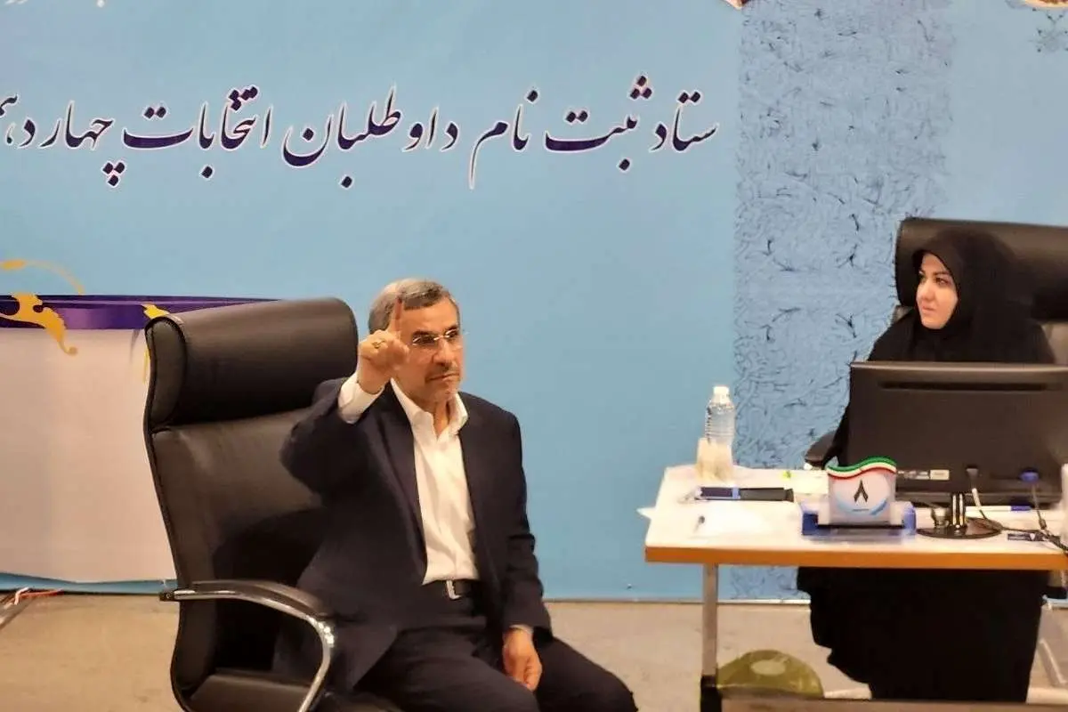 تصاویر حضور احمدی‌نژاد از لنز دوربین‌ خبرنگاران