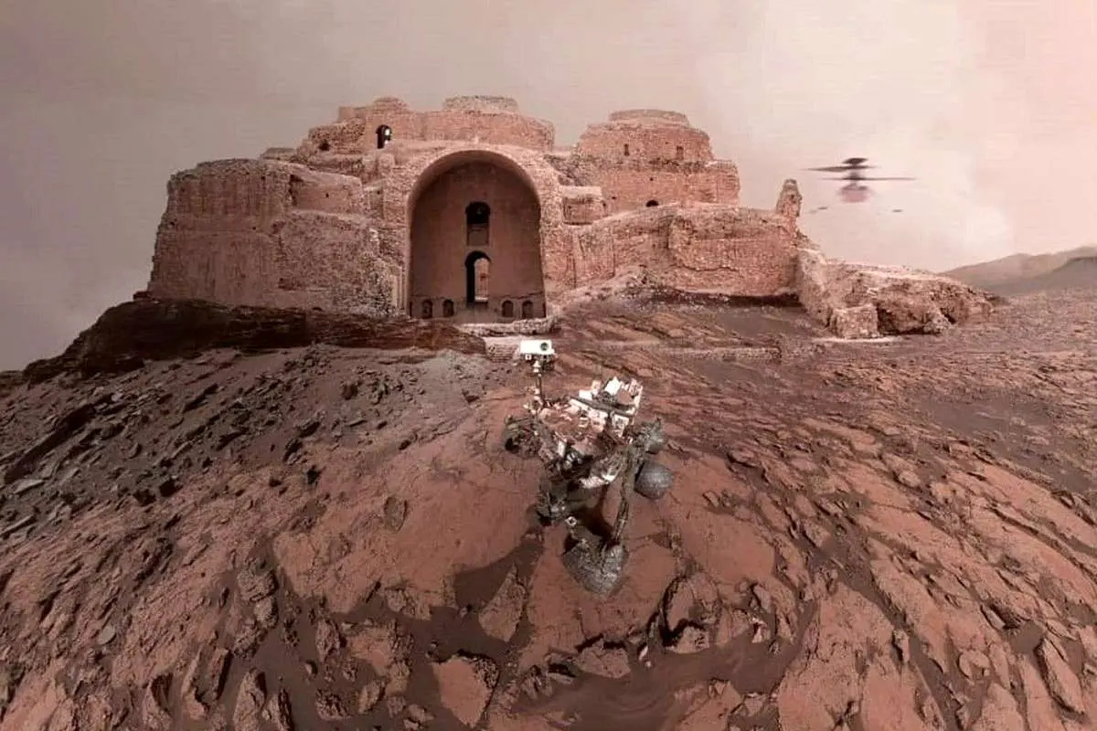 بنا‌های تاریخی ایران روی مریخ!