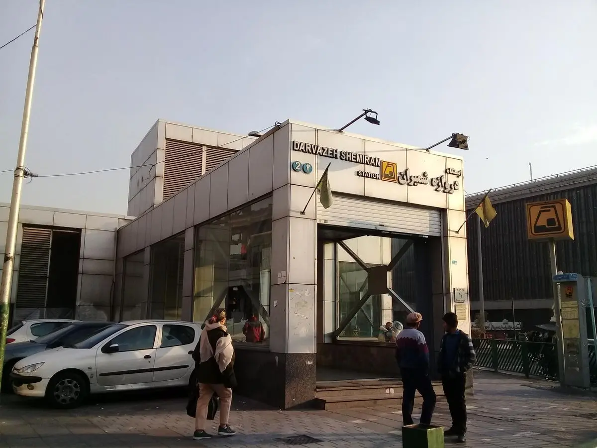 (عکس) تصویری نایاب از دروازه شمیران