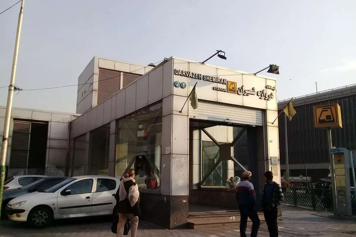 (عکس) تصویری نایاب از دروازه شمیران