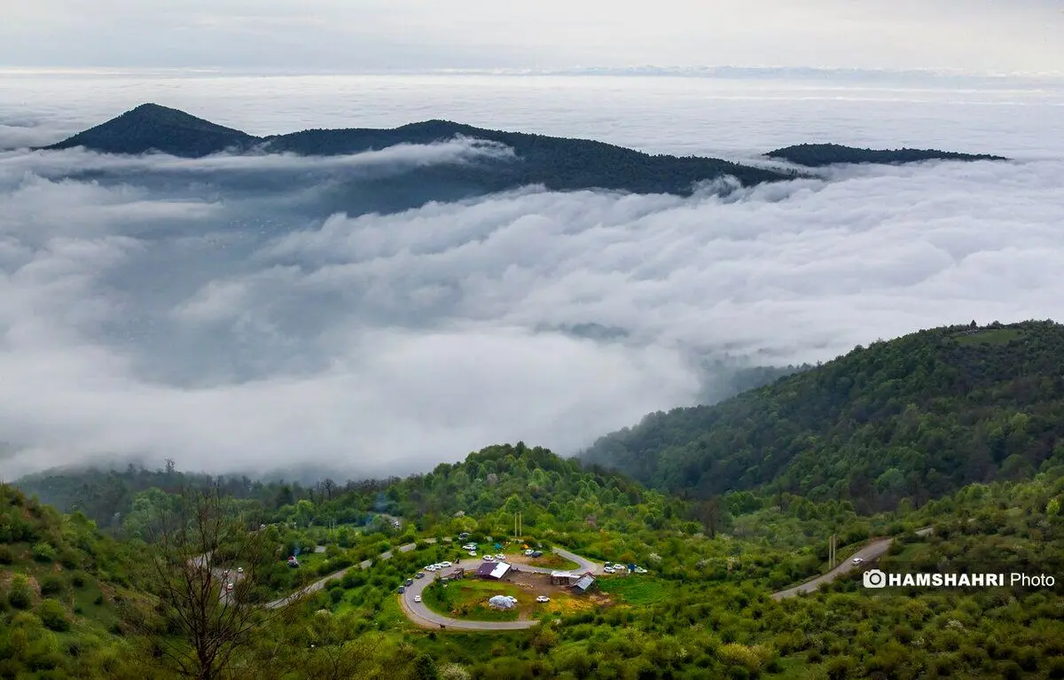 تصاویر رویایی از دریای ابر روستای فیلبند