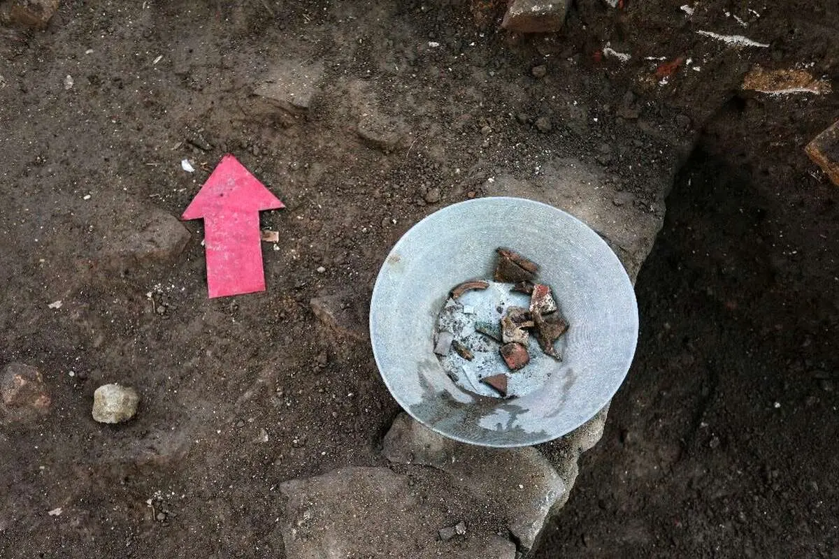 (تصاویر) تصاویری از آثار کشف شده تاریخی در همدان