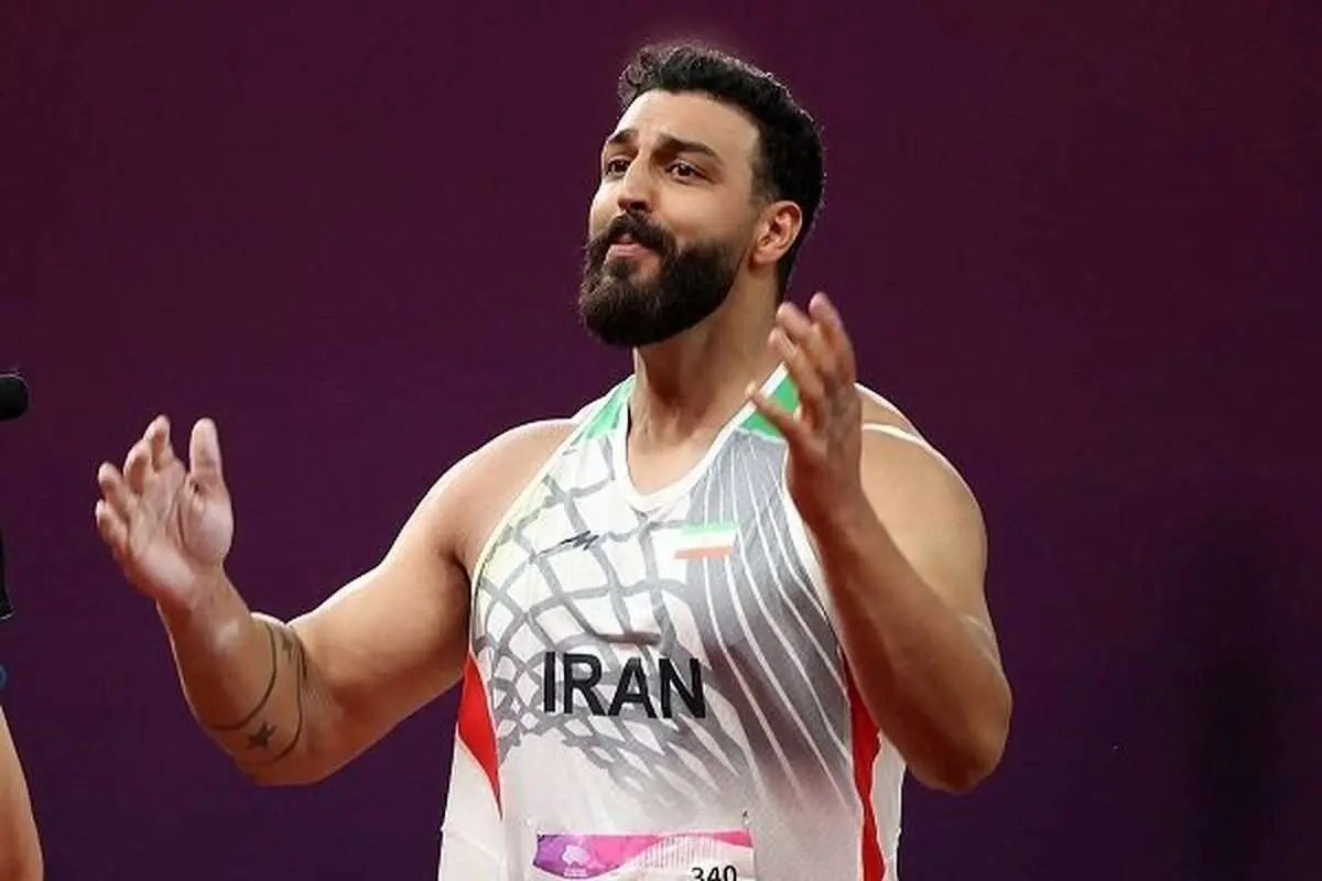 مدال طلای حسین رسولی در پرتاب دیسک قهرمانی آسیا