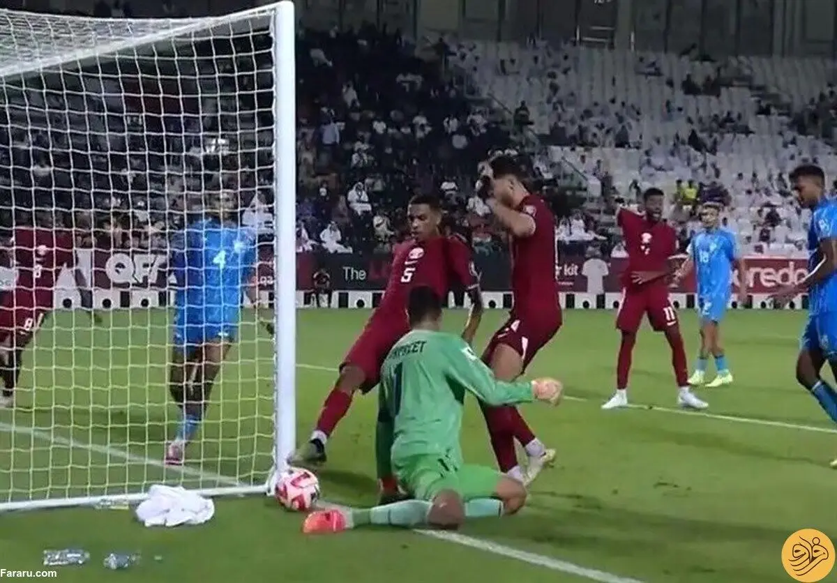 شکایت هندی‌ها به ناظر ایرانی AFC به‌خاطر گل جنجالی قطر
