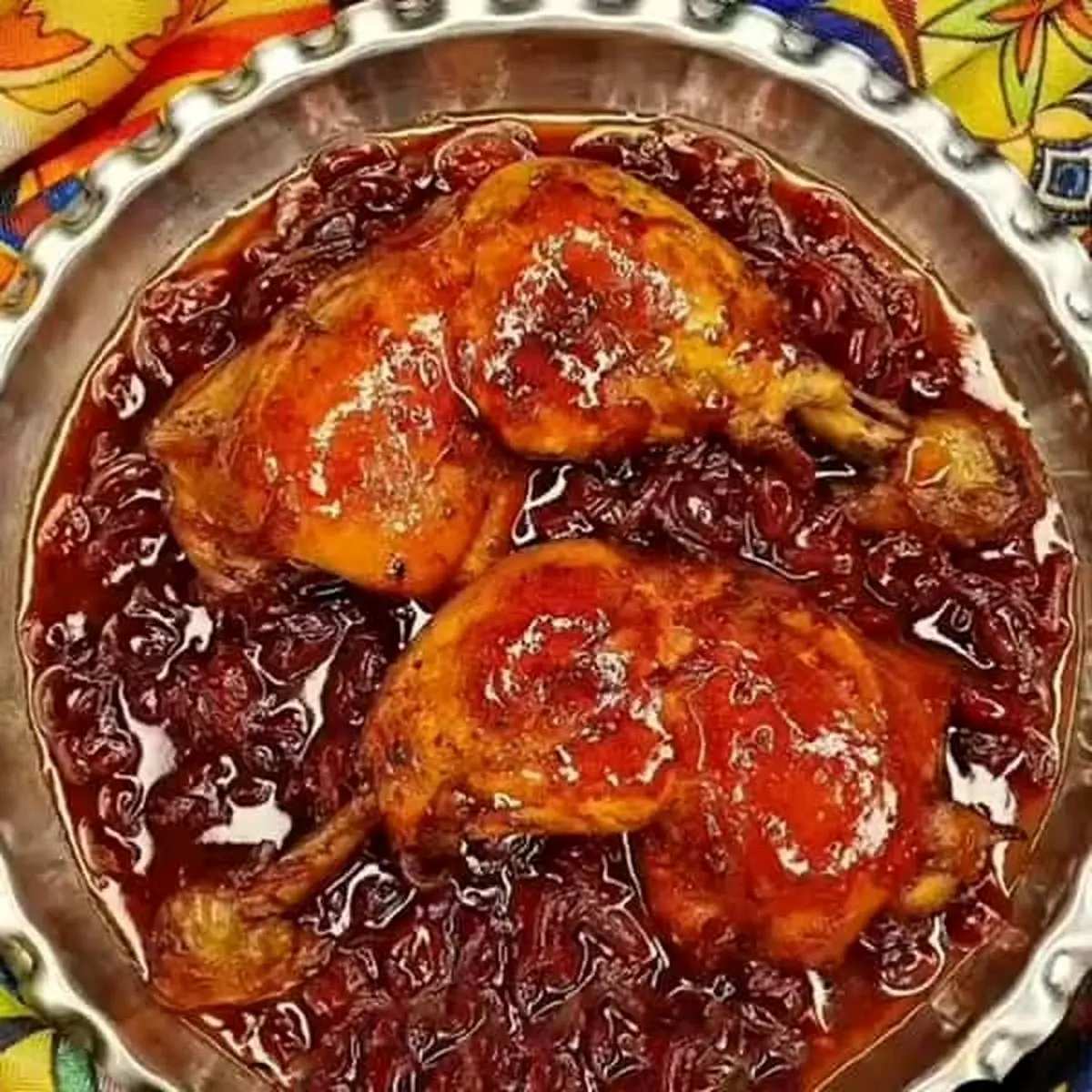 مرغ آلبالویی؛ خوشمزه‌ترین مرغی که تا به حال خورده‌اید! 