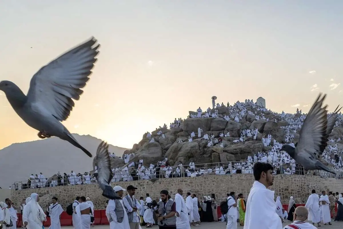 (تصاویر) حضور حجاج در عرفات