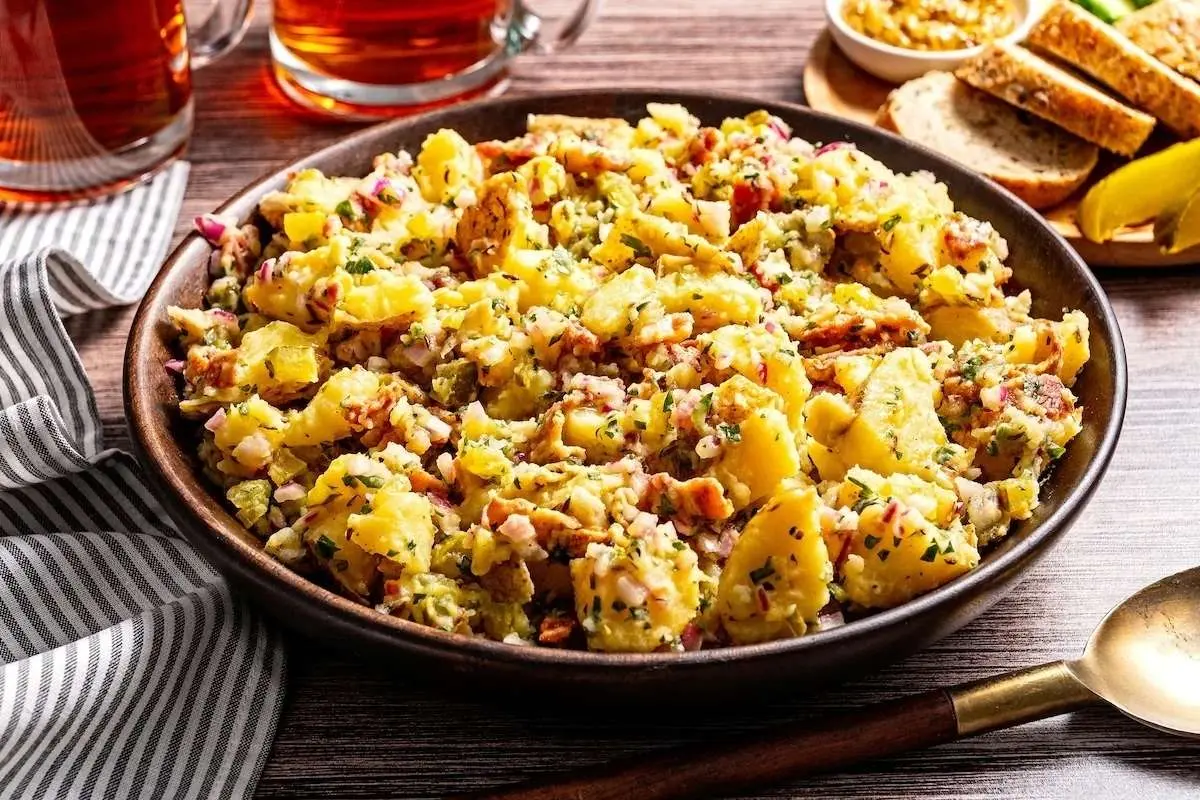 هفت دستور العمل جهانی سالاد سیب زمینی برای پیک نیک و آشپزی