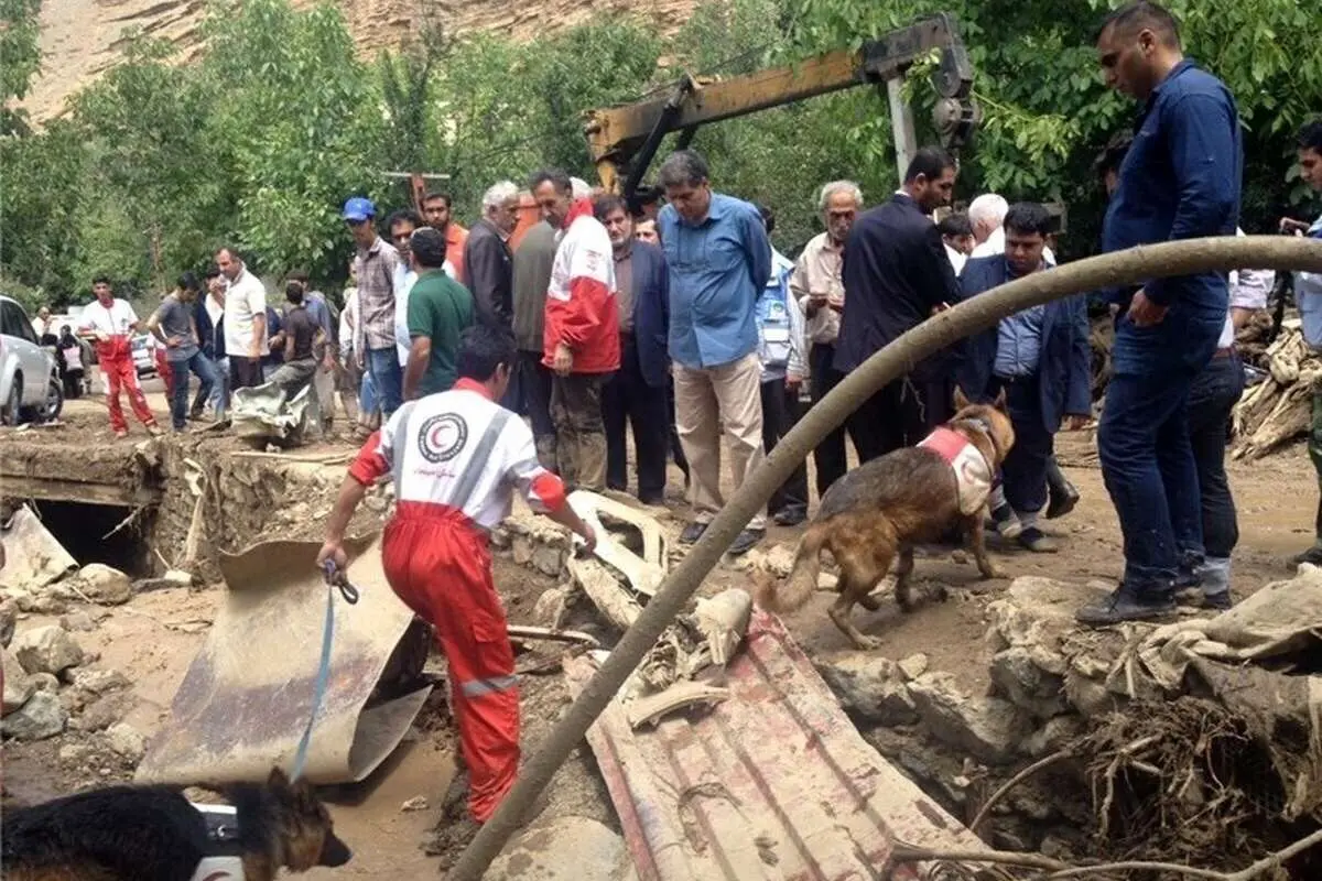 نجات افراد گرفتار در سیلاب سوادکوه؛ راهها مسدود شد