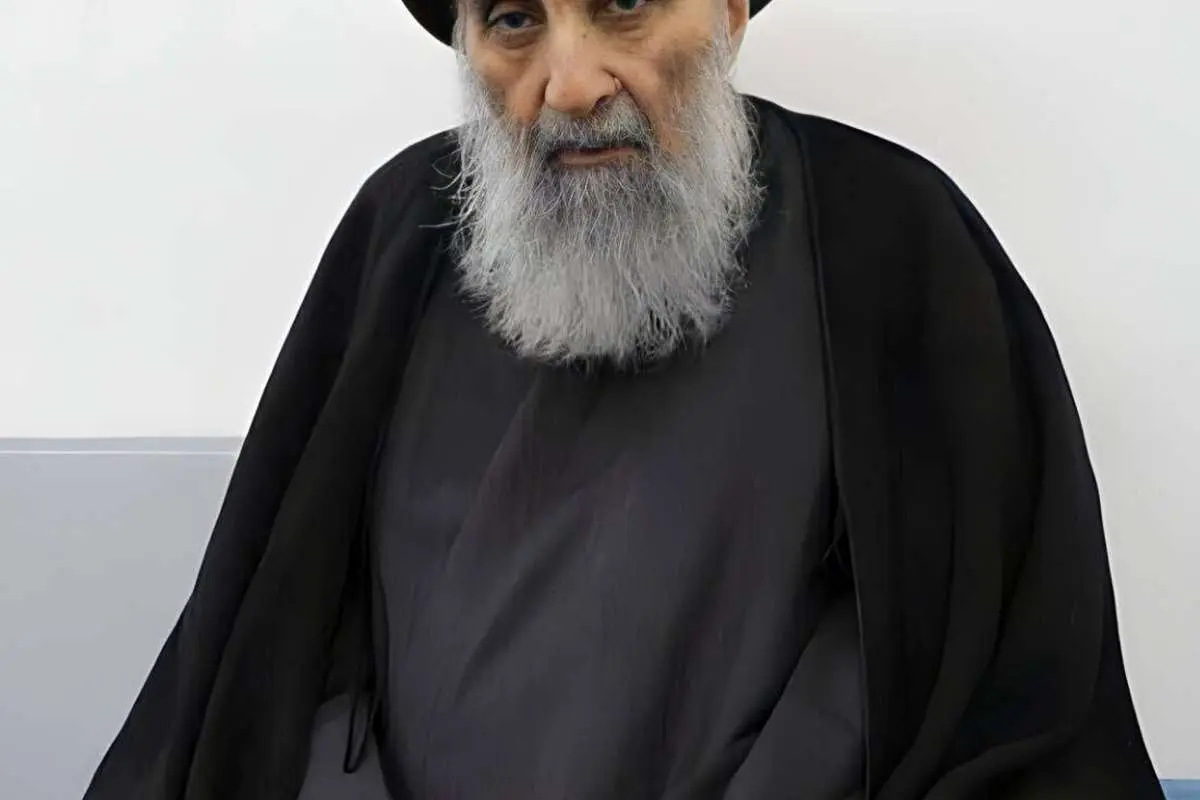 تصویری جدید از آیت الله سیستانی در روز عید غدیر