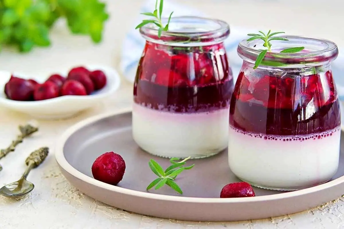 پودینگ با سس آلبالو، یک دسر مجلسی و خوشمزه