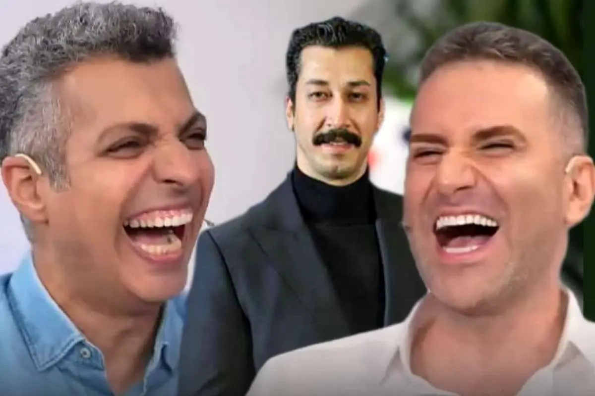 (ویدئو) شوخی‌های عادل فردوسی پور با قد بلند بهرام افشاری