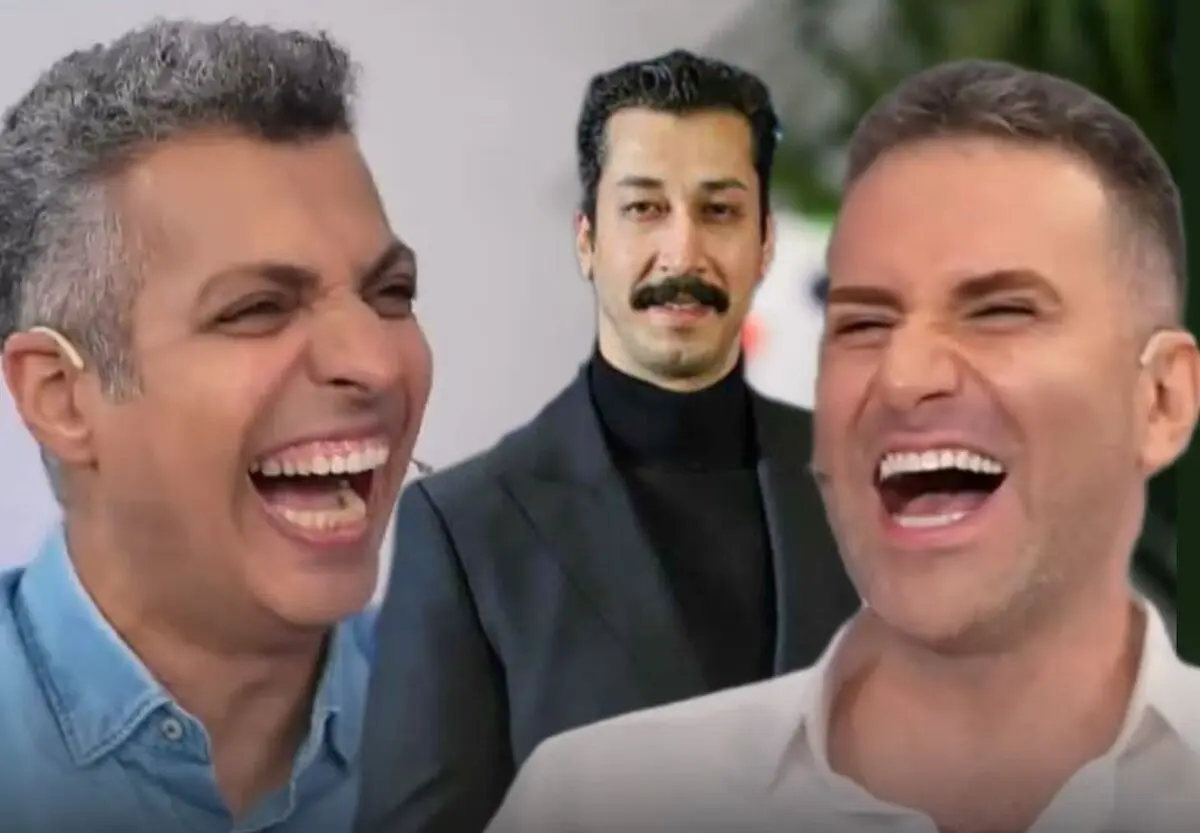 (ویدئو) شوخی‌های عادل فردوسی پور با قد بلند بهرام افشاری