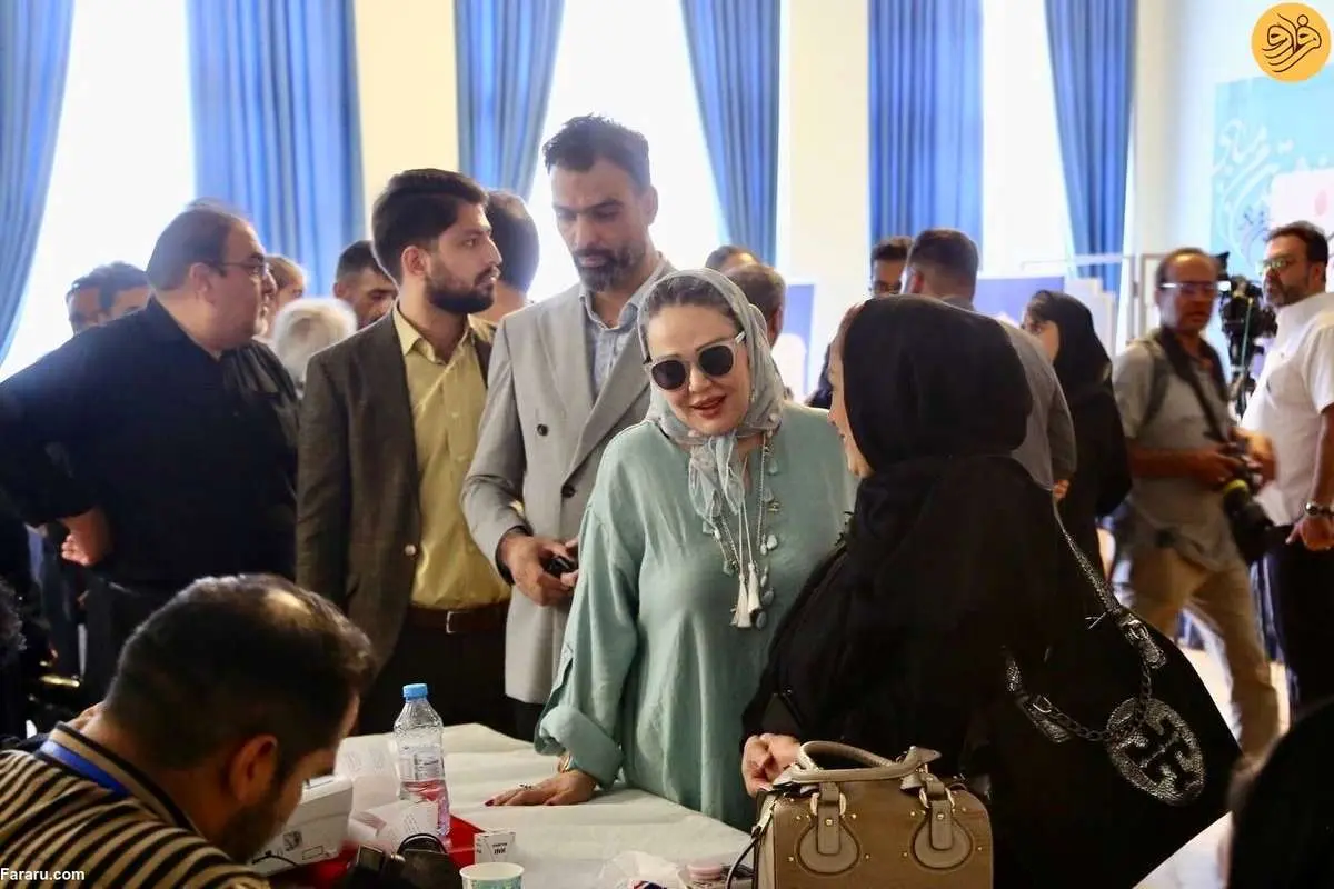 (عکس) بهاره رهنما در انتخابات ریاست جمهوری شرکت کرد