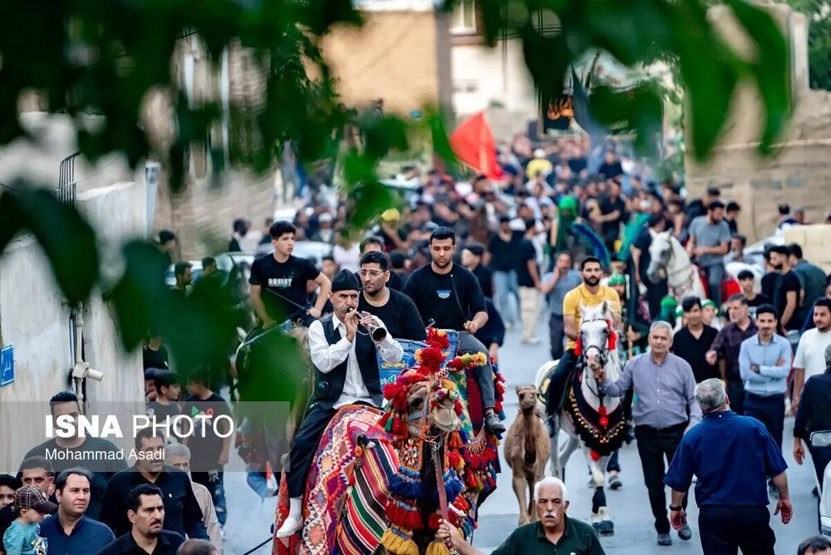 (تصاویر) آیینی سنتی چاووشی‌خوانی محرم