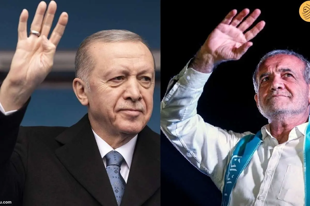 اردوغان: پزشکیان اصالتاً ترک است، امیدوارم روابطمان بهبود یابد