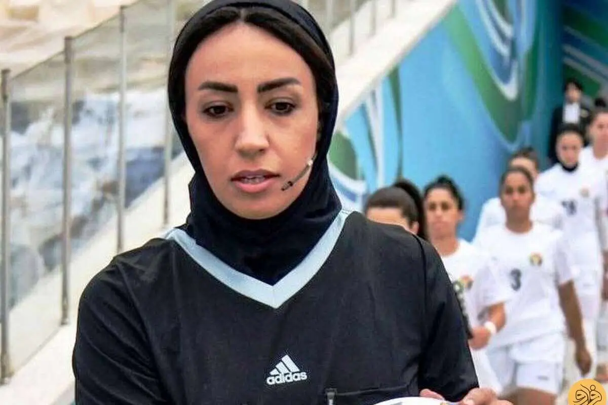 (عکس) اتفاق تاریخی برای داور زن ایرانی
