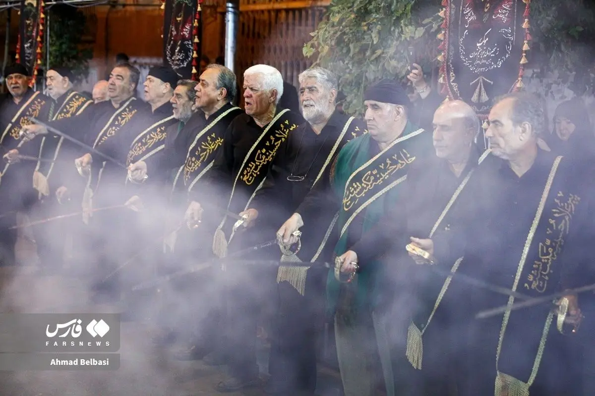 (تصاویر) هیأت شاه‌حسین‌گویان مکتب تشیع در تهران