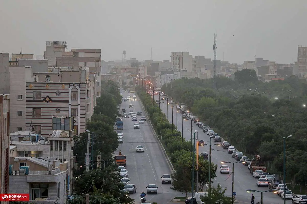 (تصاویر) آلودگی هوای اراک