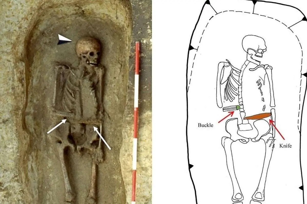 کشف اسکلت و اندام مصنوعی در گورستان قرون وسطایی