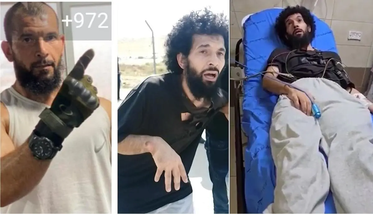 (ویدئو) وضعیت وخیم اسیر فلسطینی پس از آزادی