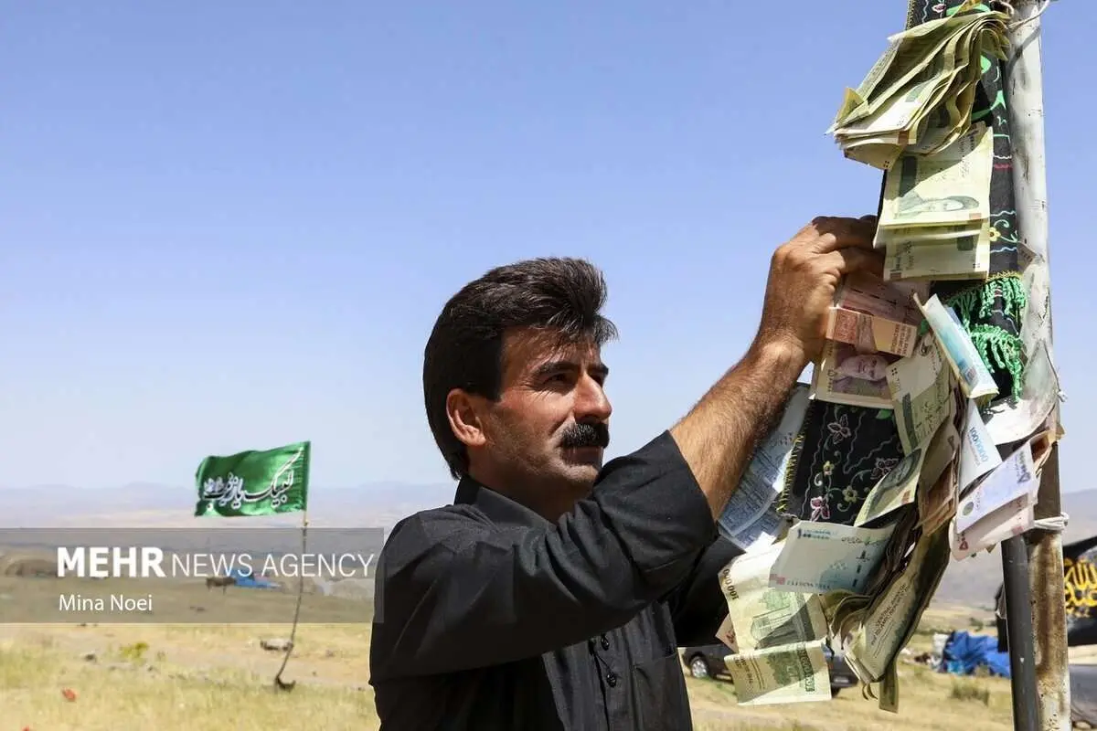 (تصاویر) عزاداری عاشورای حسینی عشایر طایفه آتمیانلو