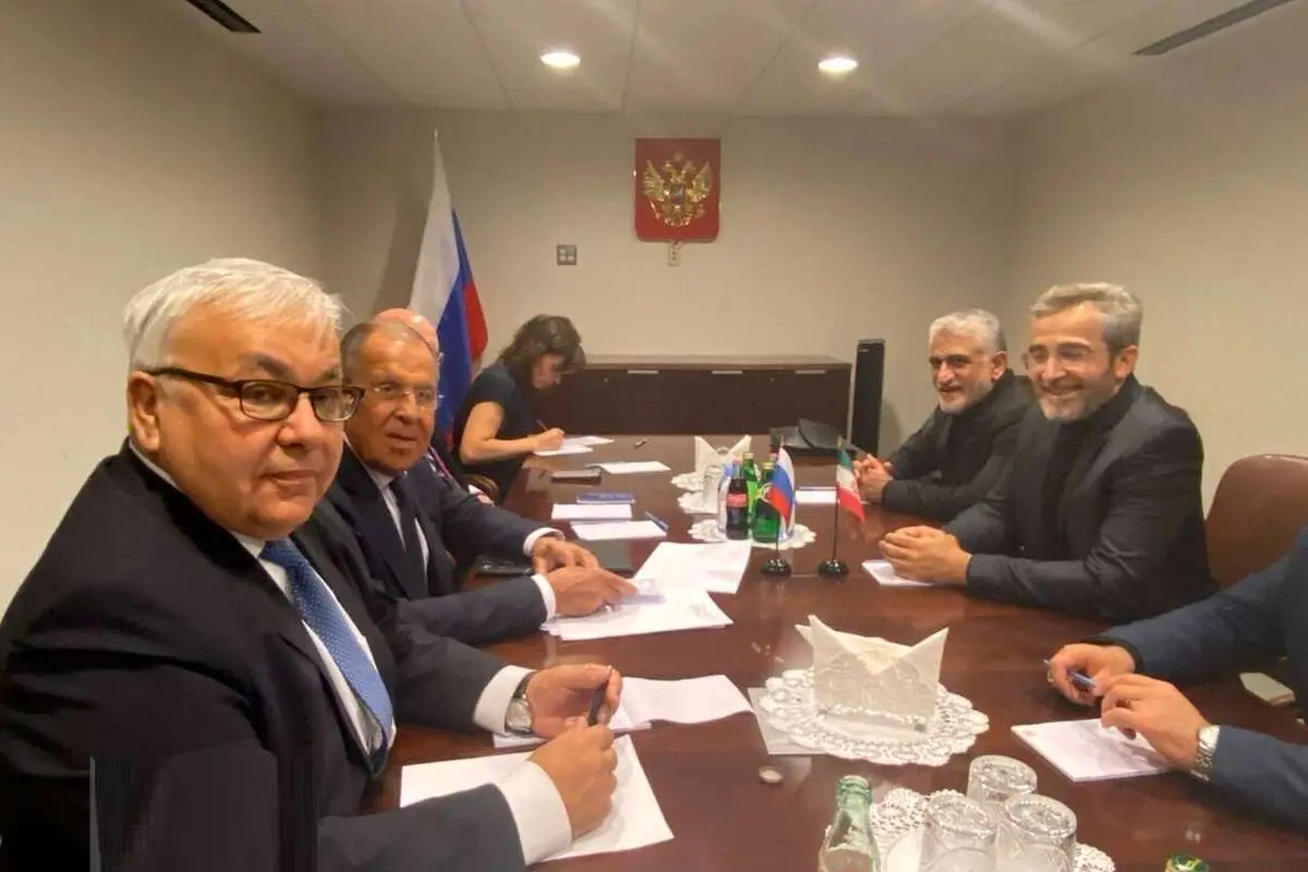 دیدار و گفتگوی علی باقری و سرگئی لاوروف در نیویورک
