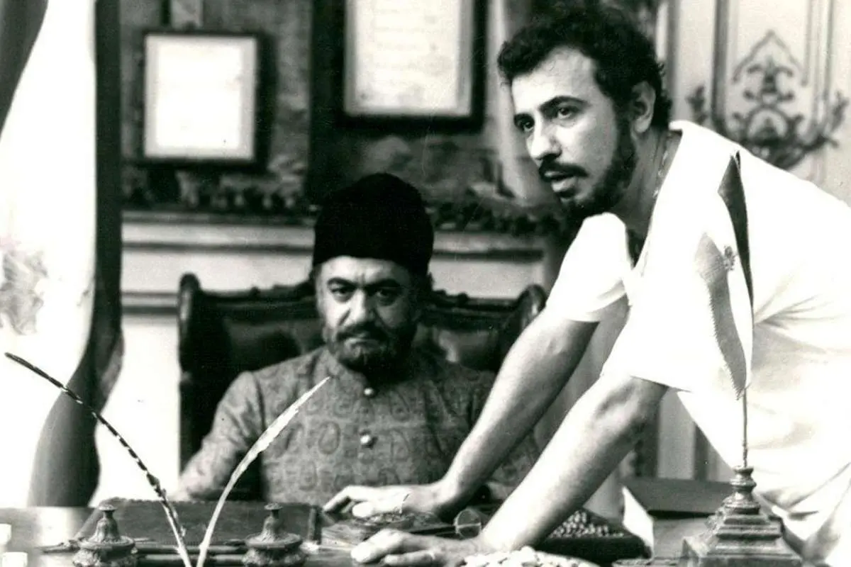(تصویر) ۵۲ سال قبل؛ پشت صحنه فیلم علی حاتمی