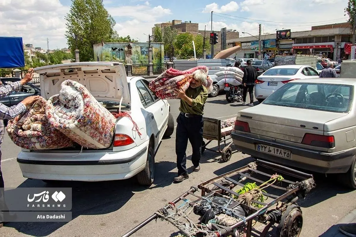 (تصاویر) «باربران» بازار تاریخی تبریز