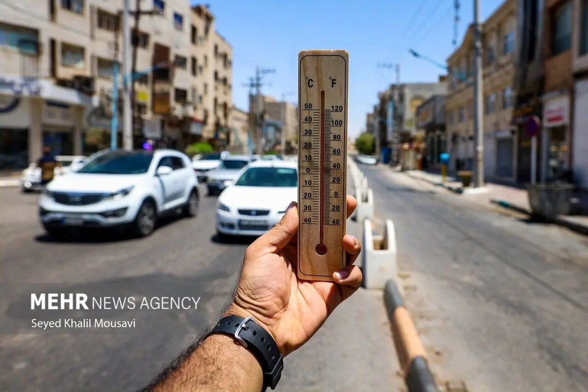 (تصاویر) اهواز در سطح نارنجی