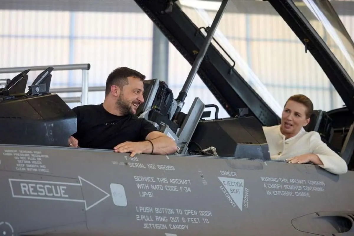 اولین محمولۀ F16 به اوکراین رسید؛ روسیه کنایه زد