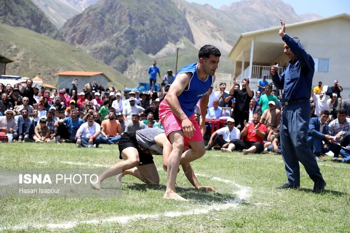(تصاویر) مسابقات کشتی لوچو در سوادکوه
