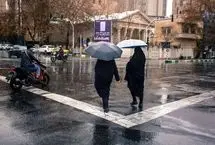 رگبار باران و رعد و برق در ۱۵ استان