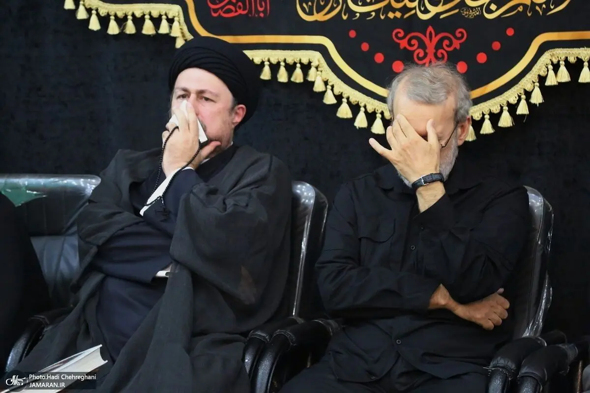 (تصاویر) مراسم ترحیم همسر آیت الله العظمی شبیری زنجانی