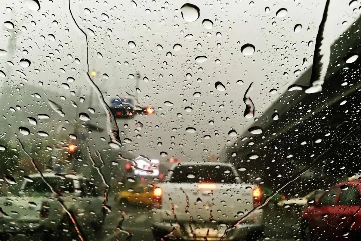 (ویدئو) بارش شدید تابستانی در لامرد